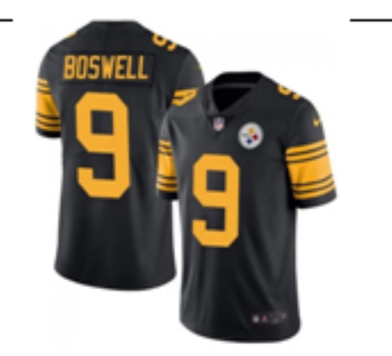 Men 2025 Pittsburgh Steelers #9 Boswell black Third Generation Nike Limited NFL Jersey style 01->seattle seahawks->NFL Jersey